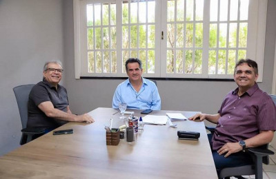 João Vicente e Ciro se reúnem para discutir candidatura a prefeito de Teresina